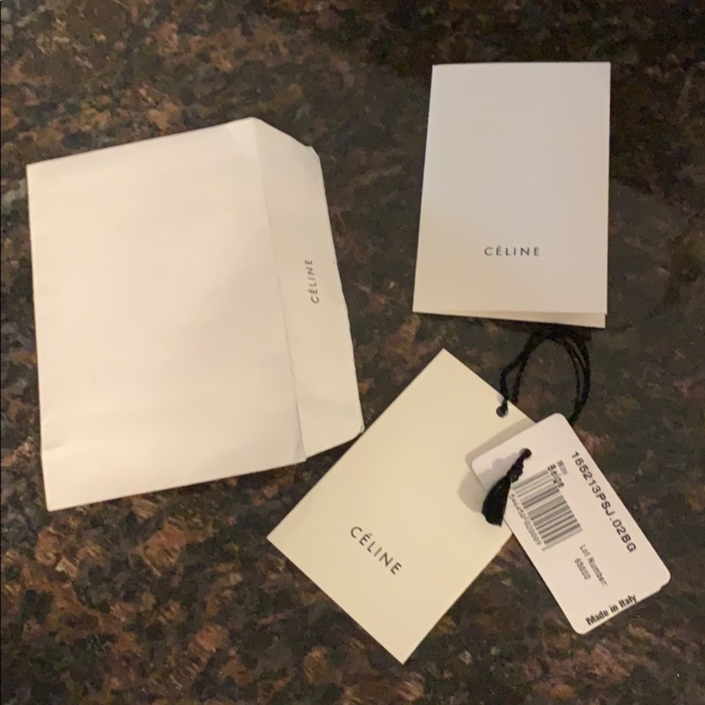 ❌ SOLD ❌ Celine Mini Tri-color Luggage Tote Bag - Picture 8 of 8
